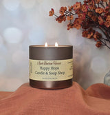 Apple Bourbon Harvest 12oz, Hand-poured 100% Soy Wax Candle – Fall & Winter Collection