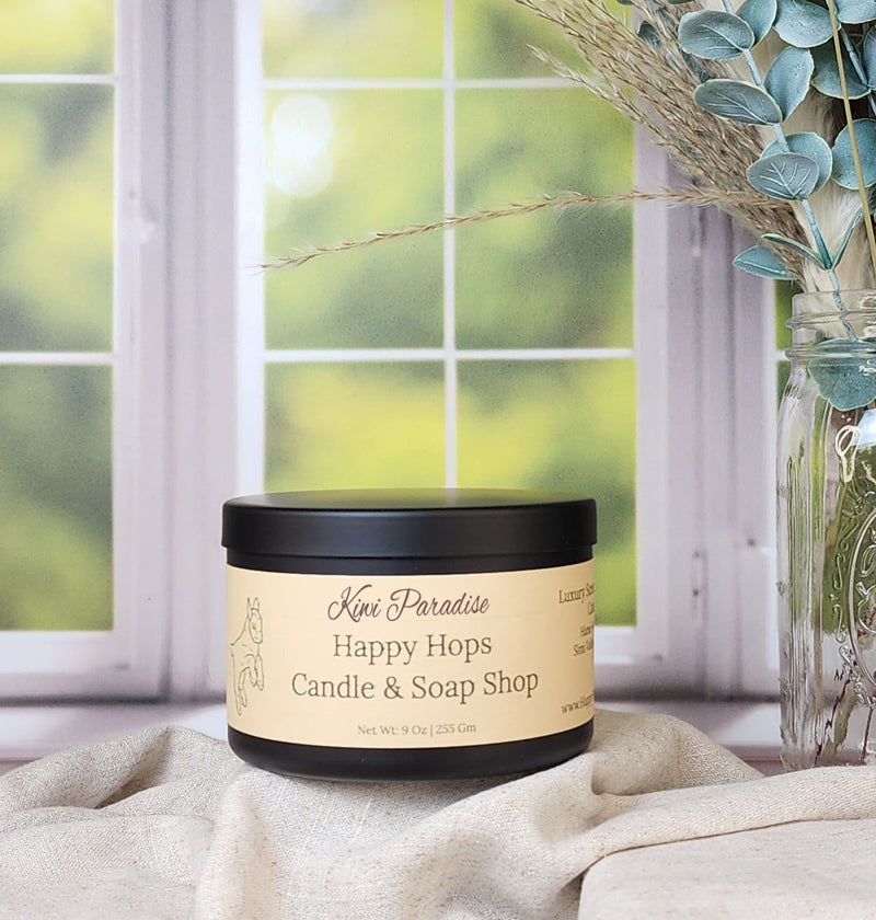 Kiwi Paradise 9oz. Hand-Poured 100% Soy Wax Candle - Clearance