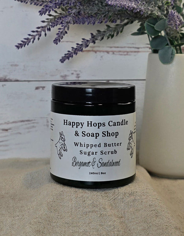 Bergamot & Sandalwood Whipped Butter Sugar Scrub