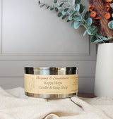 Bergamot & Sandalwood 16oz. Hand-Poured 100% Soy Wax Candle