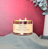 Holiday Glow 9oz. Hand-Poured 100% Soy Wax Candle - Seasonal Scent