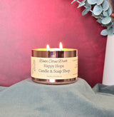 Winter Citrus Wreath 9oz. Hand-Poured 100% Soy Wax Candle - Seasonal Scent