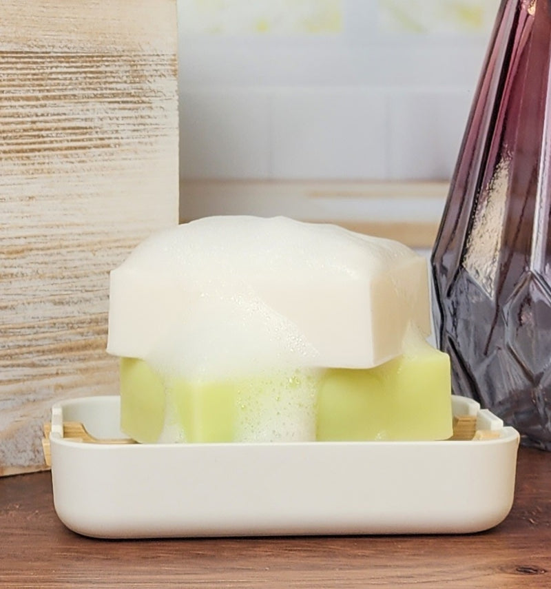 Apricot & Lily 4oz, Hand-poured Triple Butter Soap - New Scent