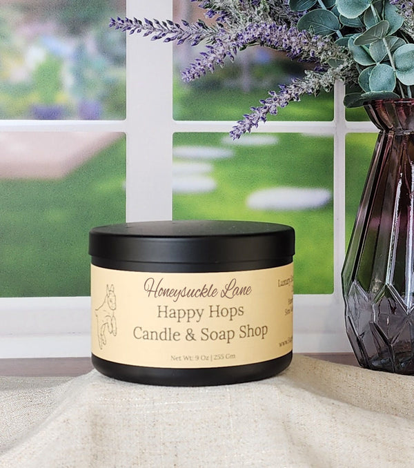 Honeysuckle Lane 9oz. Hand-Poured 100% Soy Wax Candle - Spring & Summer Collection