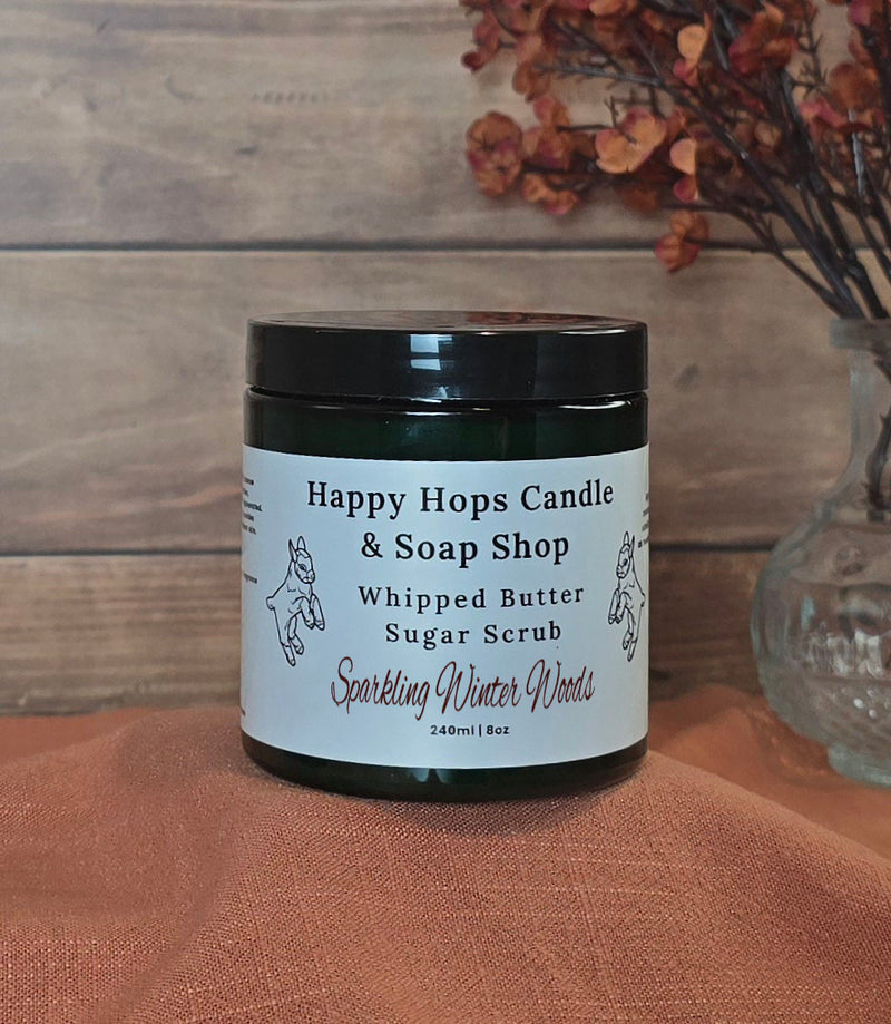 Sparkling Winter Woods Whipped Butter Sugar Scrub - Fall & Winter